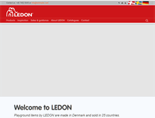 Tablet Screenshot of ledonplay.com